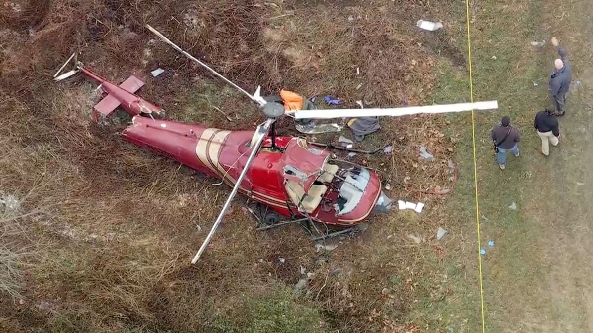 Botsing van twee helikopters in de lucht in New Jersey eiste levens en veroorzaakte chaos