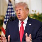 Hoe een recente toespraak suggesties wekt dat Trump zijn gemoedstoestand verliest