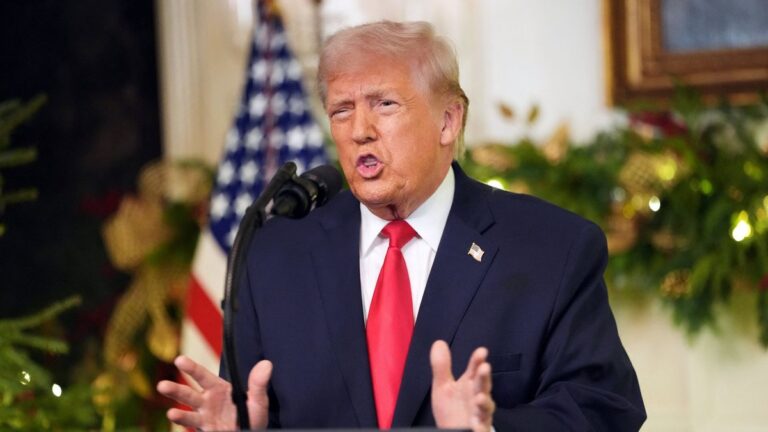 Hoe een recente toespraak suggesties wekt dat Trump zijn gemoedstoestand verliest