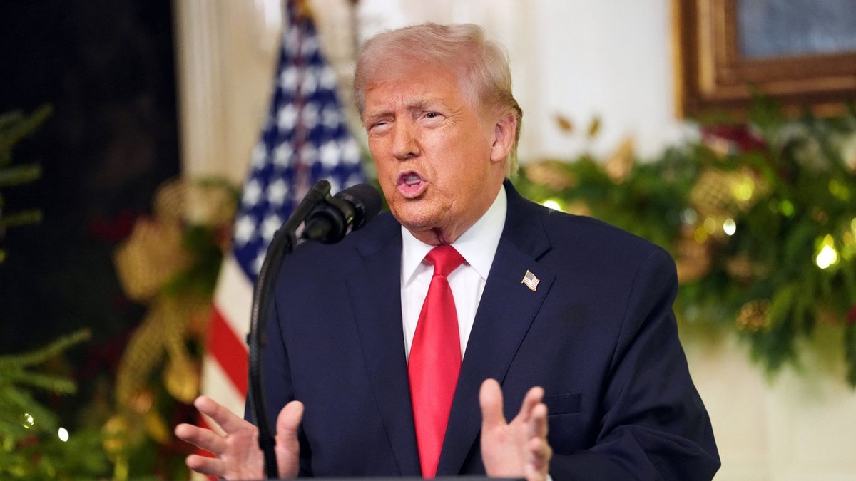 Hoe een recente toespraak suggesties wekt dat Trump zijn gemoedstoestand verliest