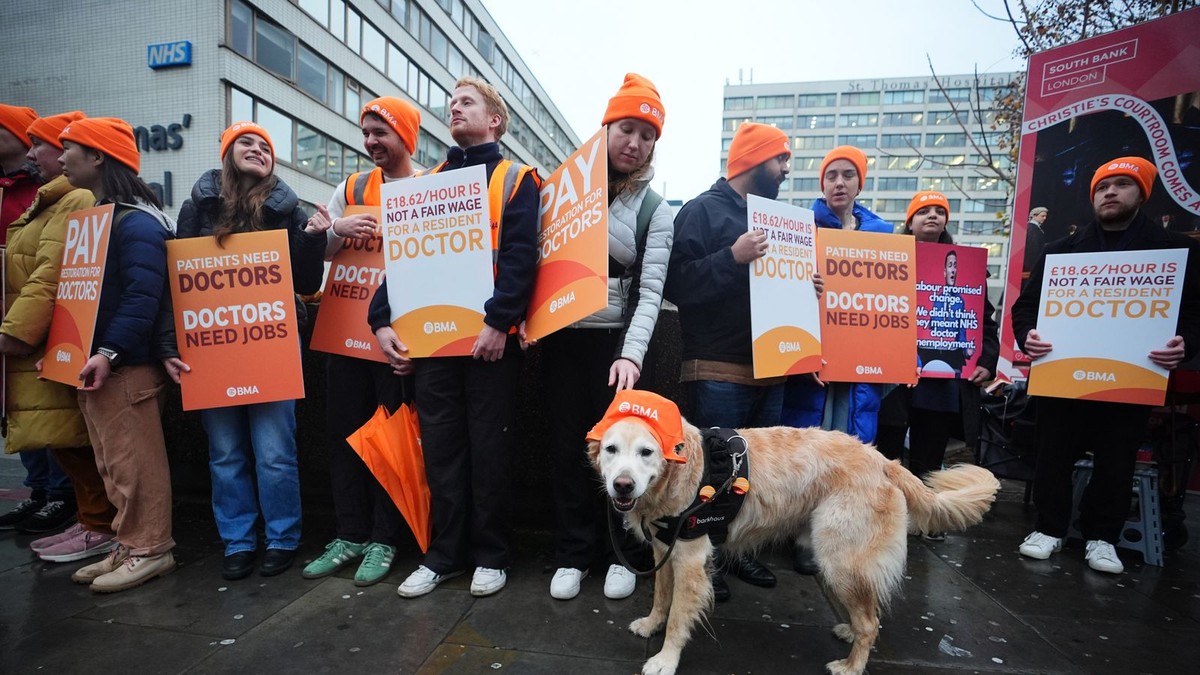 Hoge Doktersstaking Vertoont de Toekomst van de Gezondheidszorg tijdens de Winterse Griep