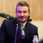 Sir David Beckham weigert zich in Davos te reageren op vragen over familierelaties